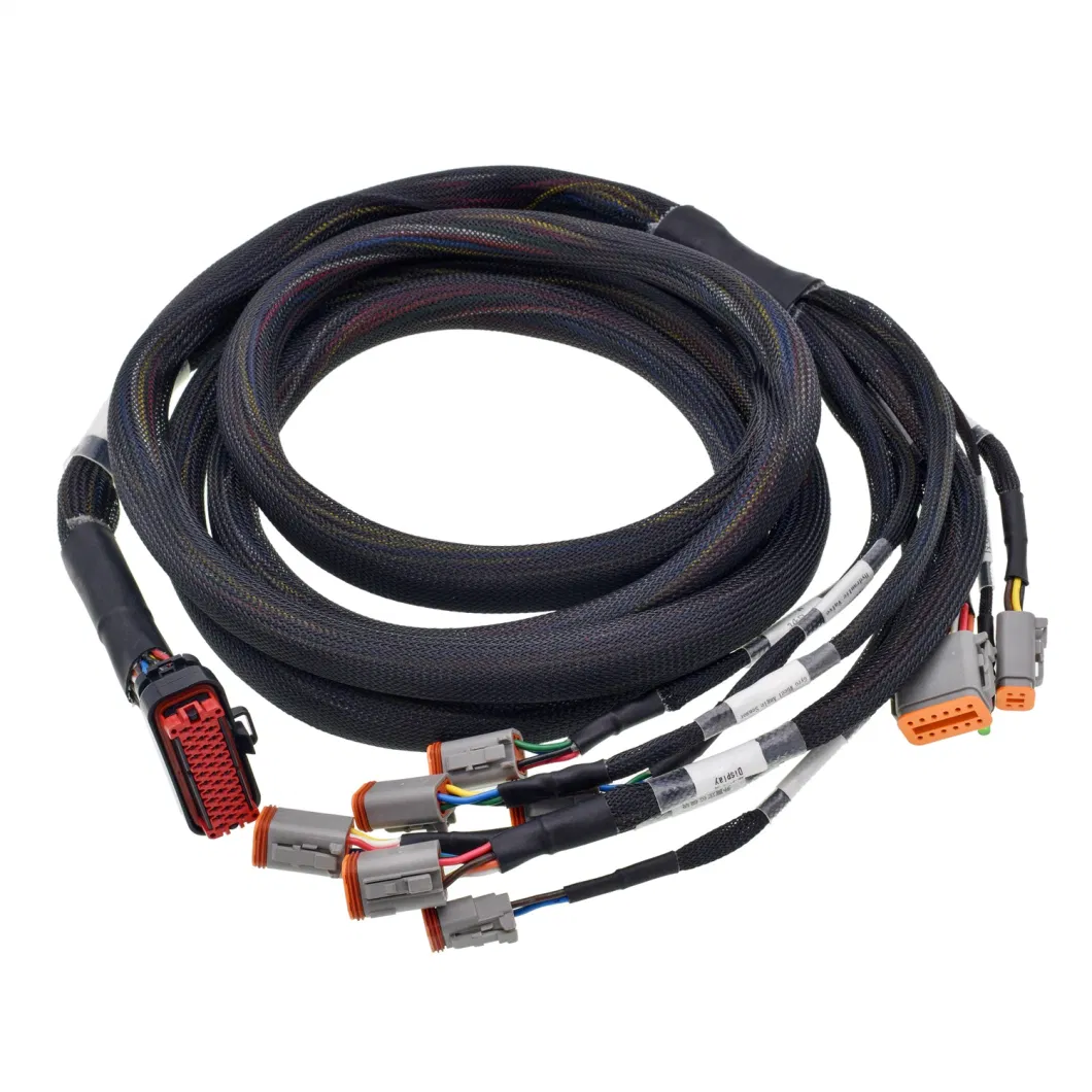 Customized Power Delivery Molex/Jst/Amphenol/Dt Connector 1kv PV 6AWG 10AWG Solar Nsgafou Cable